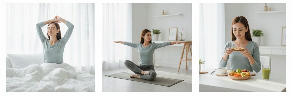 規則正しい生活をする