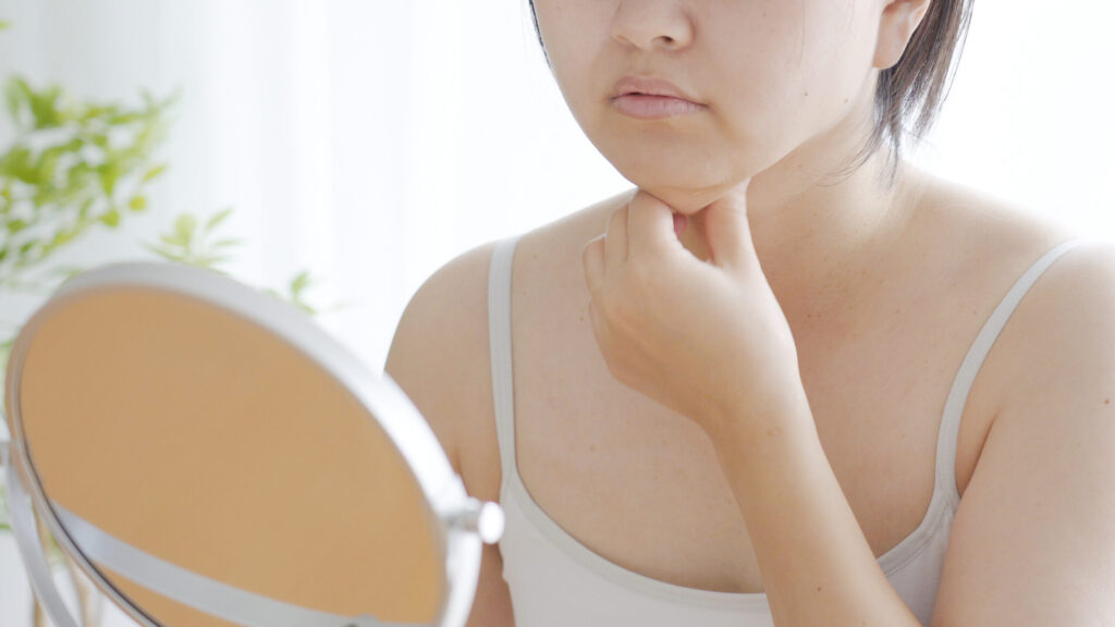 自分のフェイスラインをチェックする方法