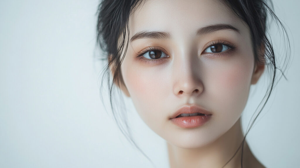 鼻が小さい美女