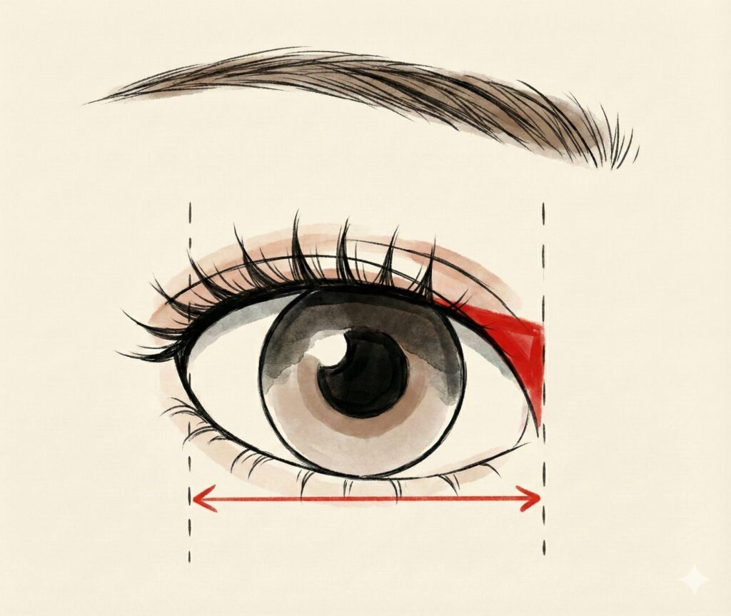 目上切開イメージ画像